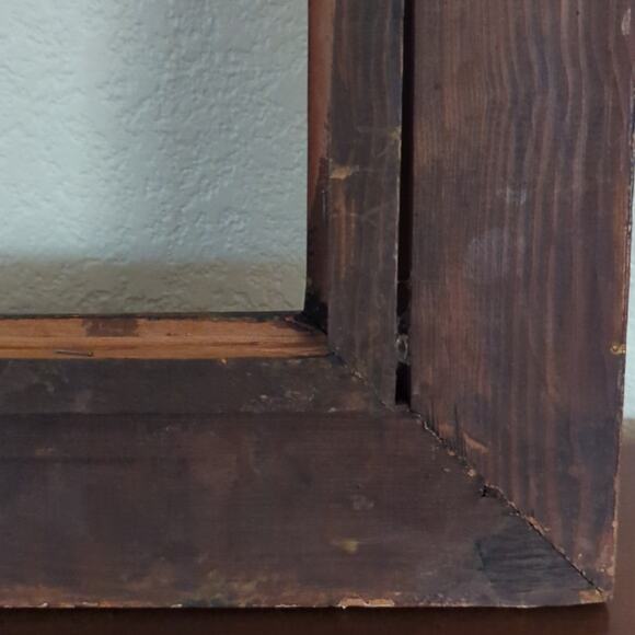 Antique 1700s-1800s Gold Gilt Large Wood Portrait Art Frame 26.5"× 21.25" - Picture 10 of 10